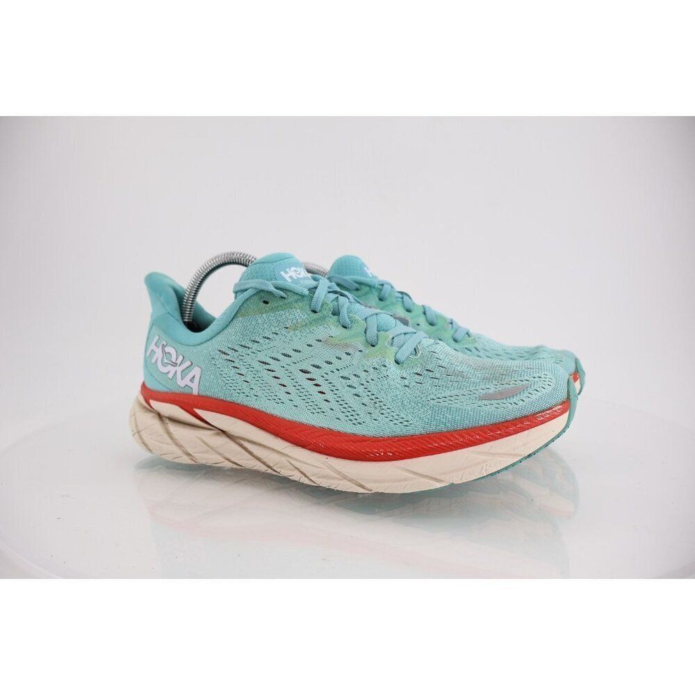Hoka One One Clifton 8 Women's Size 10B Running Shoes Blue Teal